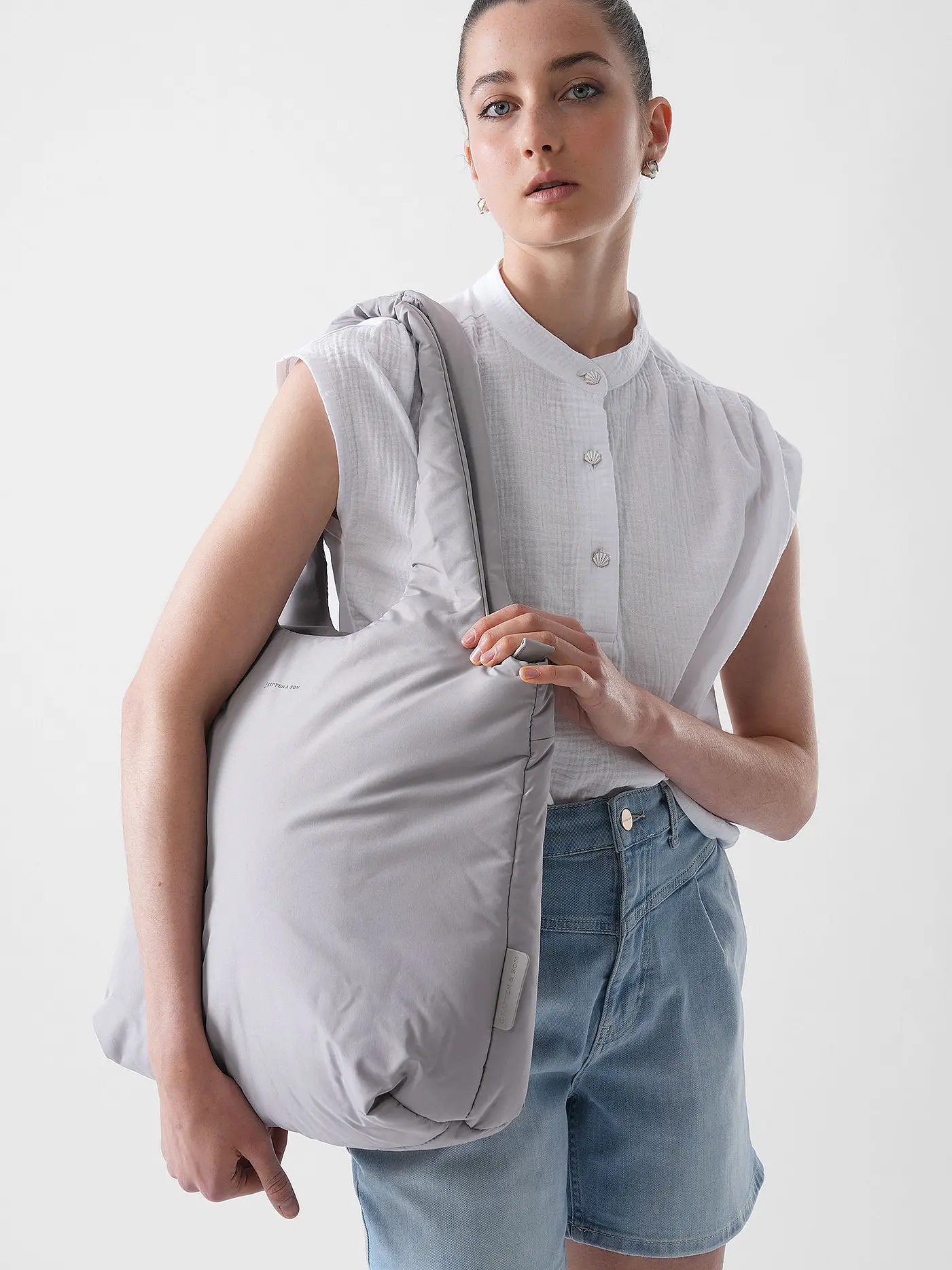 KAPTEN & SON | Tasche - Shopper SKARA | hellgrau